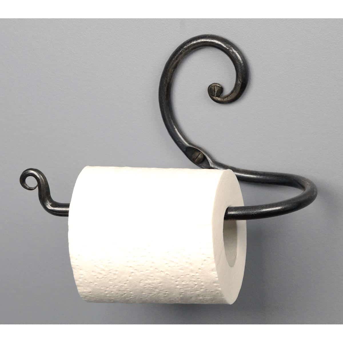 Toilet Paper Holder with Curl Design